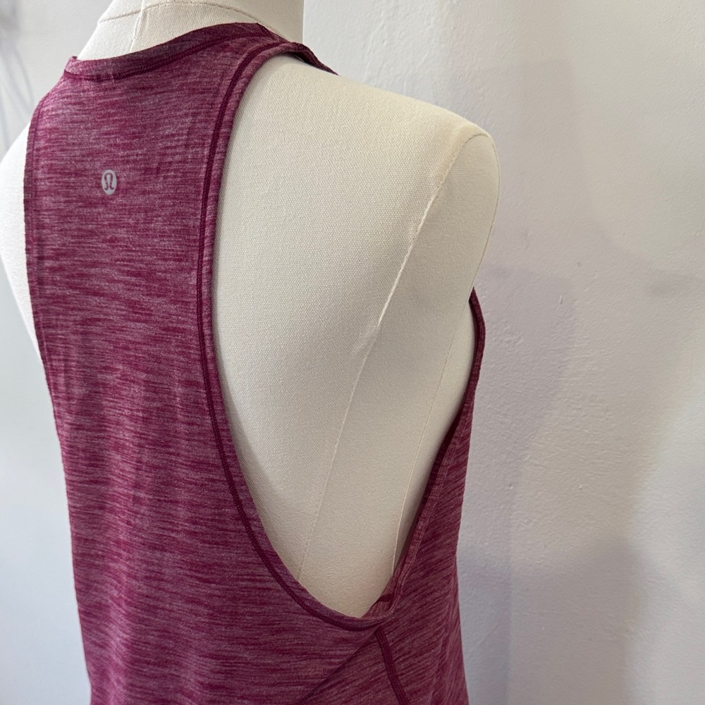 Lululemon Burgundy Tank Top – Size Medium - Picture 5 of 8